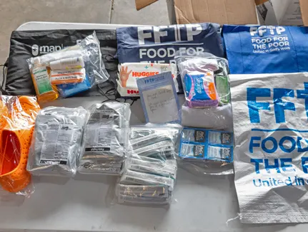 Disaster Relief Kit Detail Honduras Flood