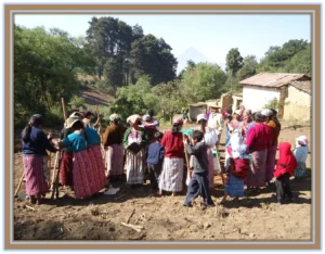 Getting ready to prepare the land